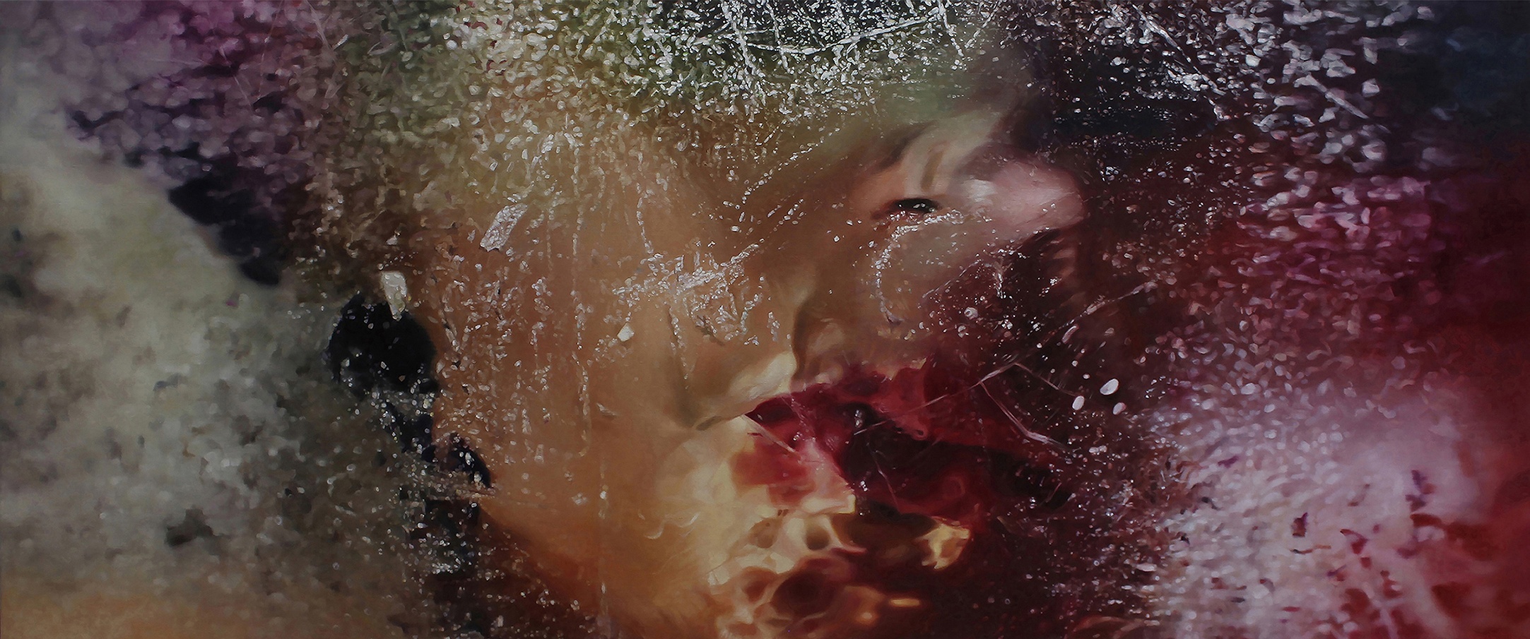 'Fracture' Oil On Linen, 191 X 80cm